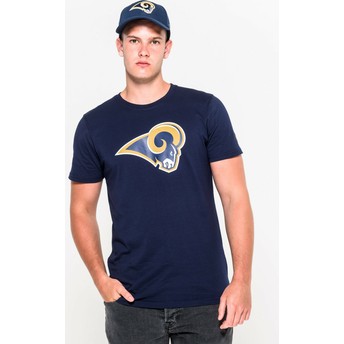Maglietta maniche corte blu di Los Angeles Rams NFL di New Era