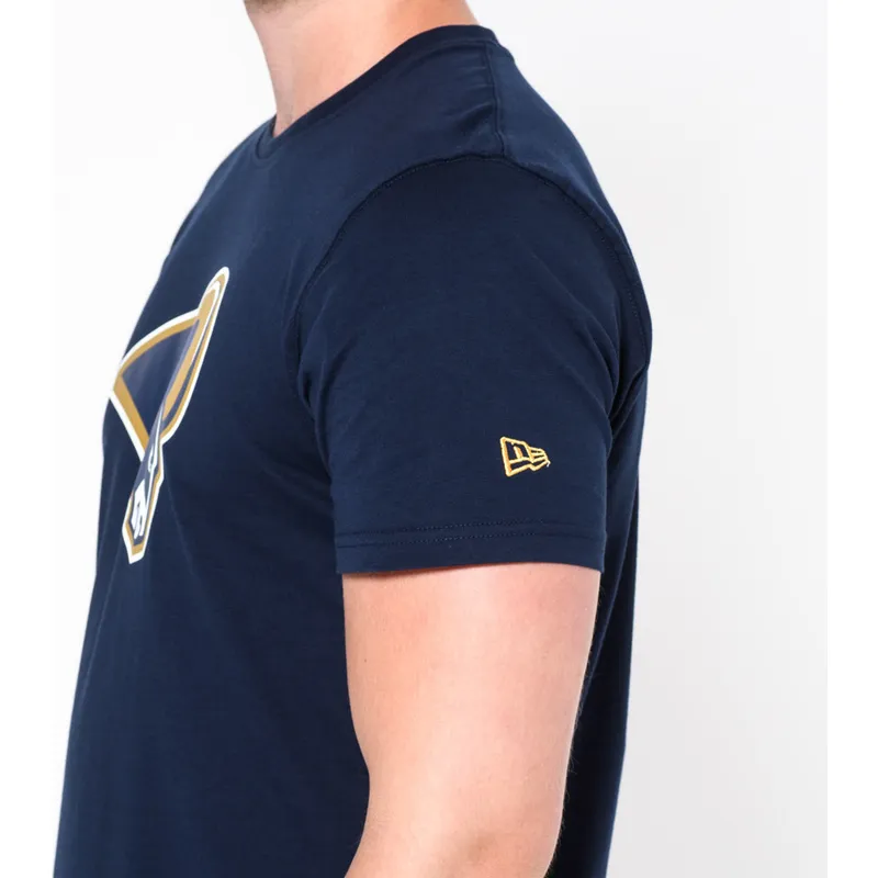 magliette-manica-corta-blu-de-dei-los-angeles-rams-nfl-di-new-era