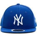 cappello-piatto-blu-chiuso-per-bambino-59fifty-essential-dei-new-york-yankees-mlb-di-new-era