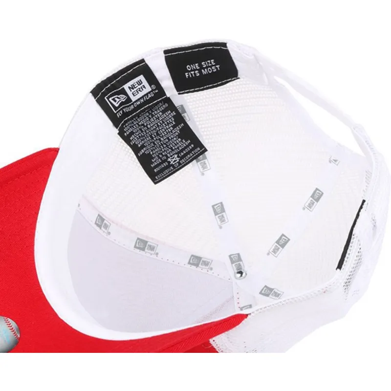 cappelli-curva-rosso-snapback-clean-a-frame-dei-new-york-yankees-mlb-di-new-era
