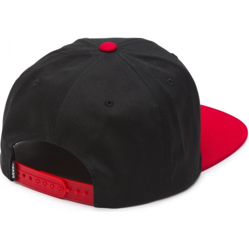 cappellino-visiera-piatta-nero-snapback-wilmington-di-vans