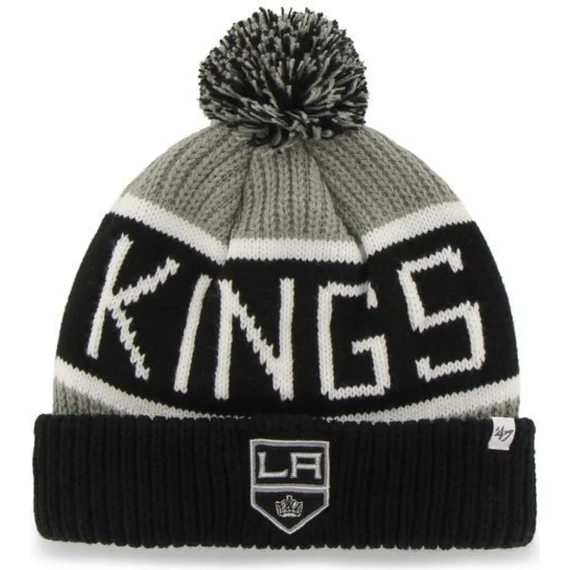 cappelli-pompon-grigio-dei-los-angeles-kings-nhl-di-47-brand
