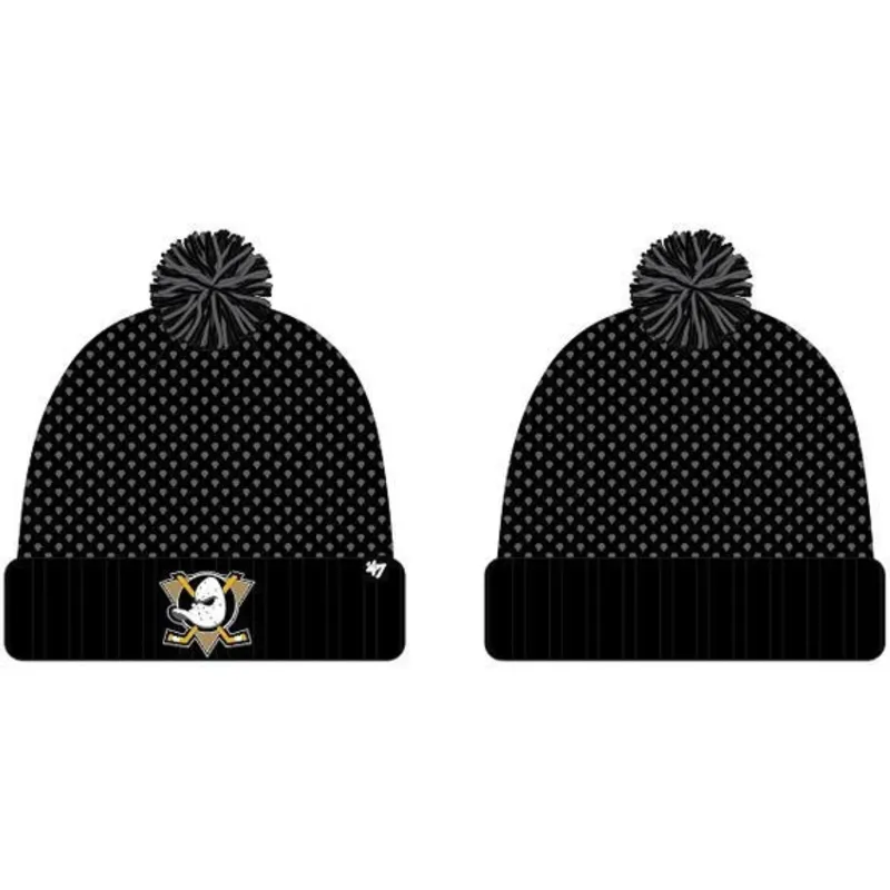 gorro-nero-con-pompon-anaheim-ducks-nhl-calypso-di-47-brand