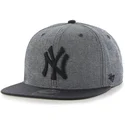 cappelli-piatta-grigio-snapback-dei-new-york-yankees-mlb-di-47-brand