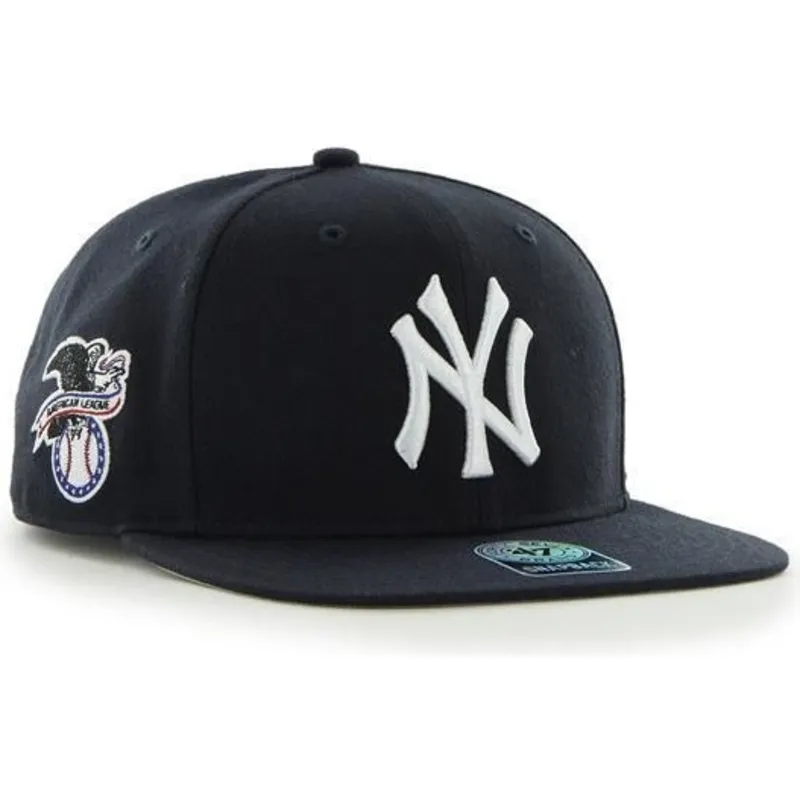 cappelli-piatta-nero-snapback-dei-new-york-yankees-mlb-di-47-brand