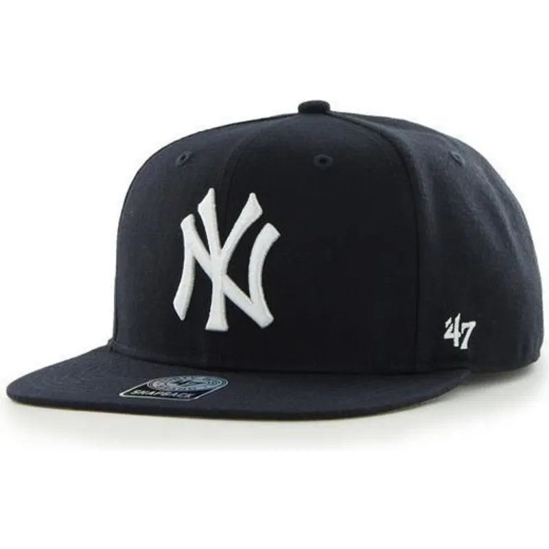 cappelli-piatta-nero-snapback-dei-new-york-yankees-mlb-di-47-brand