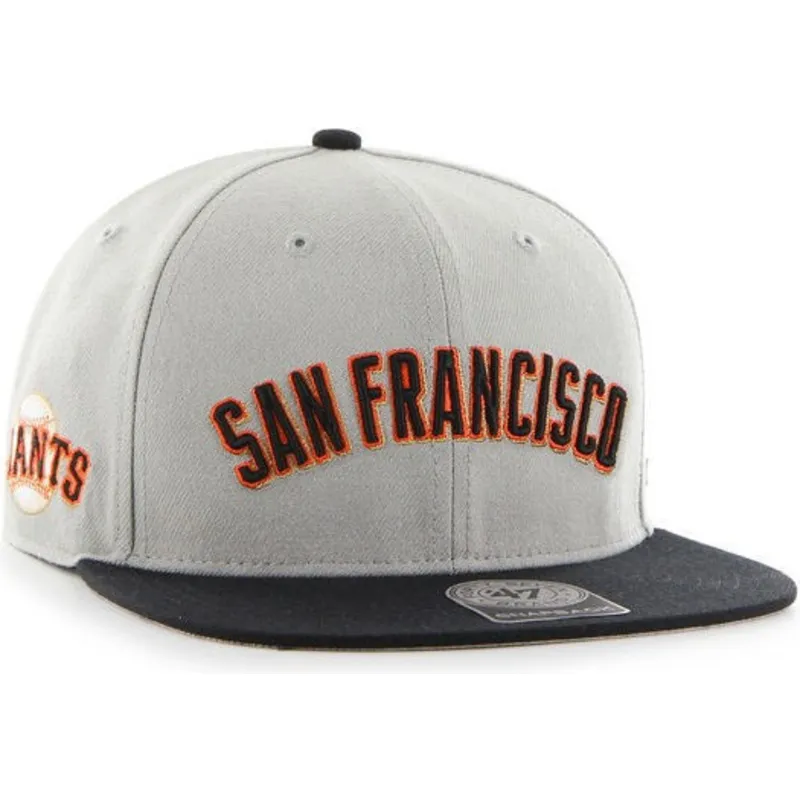 cappelli-piatta-grigio-snapback-letras-dei-san-francisco-giants-mlb-di-47-brand