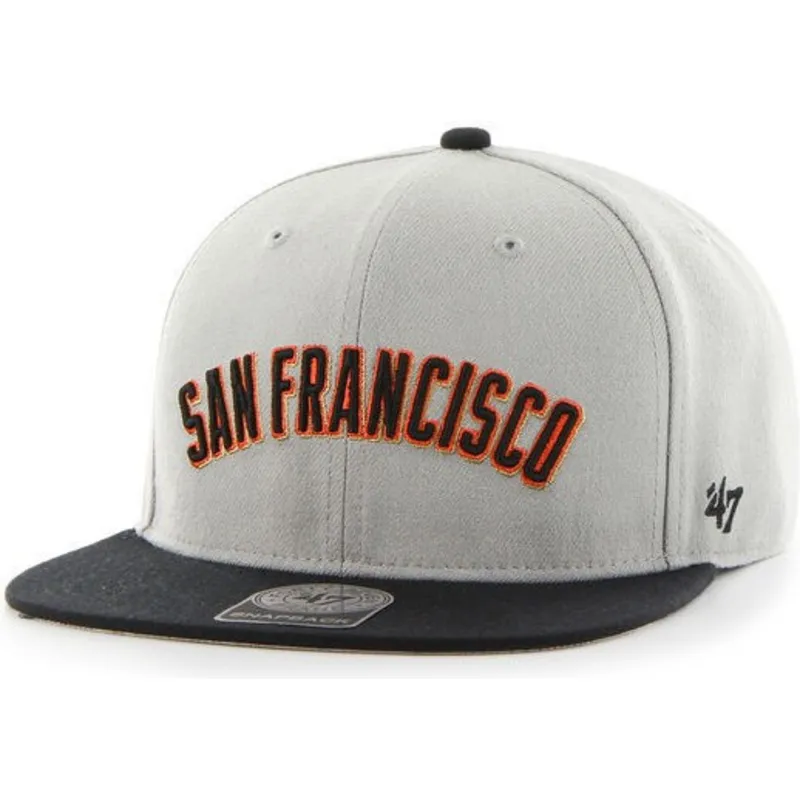 cappelli-piatta-grigio-snapback-letras-dei-san-francisco-giants-mlb-di-47-brand