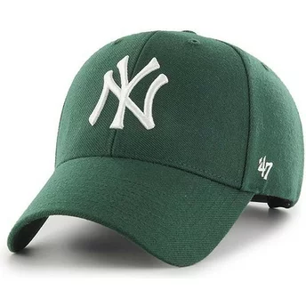 Cappellino visiera curva verde scurosnapback di New York Yankees MLB MVP di 47 Brand