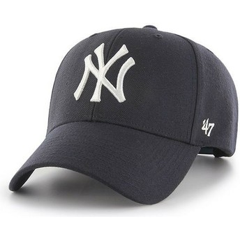 Cappellino visiera curva blu marino snapback di New York Yankees MLB MVP di 47 Brand