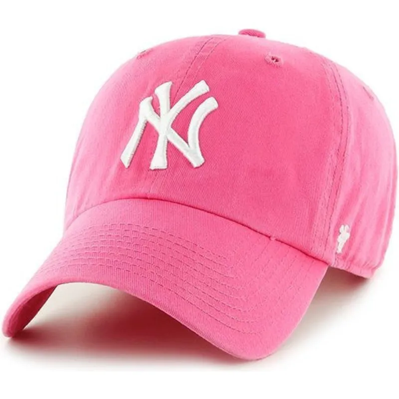 cappelli-curva-rosa-cinghia-regolabile-dei-new-york-yankees-mlb-di-47-brand cappelli-curva-rosa-cinghia-regolabile-dei-new-york-yankees-mlb-di-47-brand