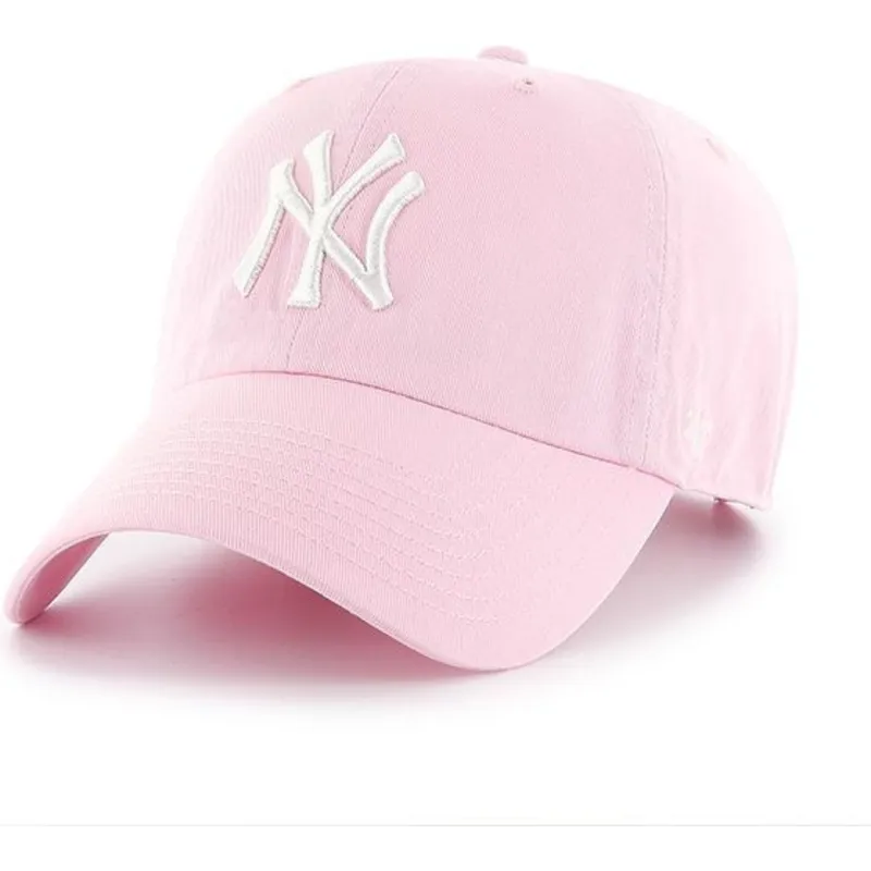 cappelli-curva-rosa-cinghia-regolabile-claro-dei-new-york-yankees-mlb-di-47-brand cappelli-curva-rosa-cinghia-regolabile-claro-dei-new-york-yankees-mlb-di-47-brand