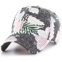 cappelli-curva-grigio-cinghia-regolabile-estampado-floral-dei-new-york-yankees-mlb-di-47-brand