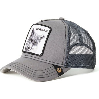 Cappellino trucker grigio volpe Silver Fox di Goorin Bros.
