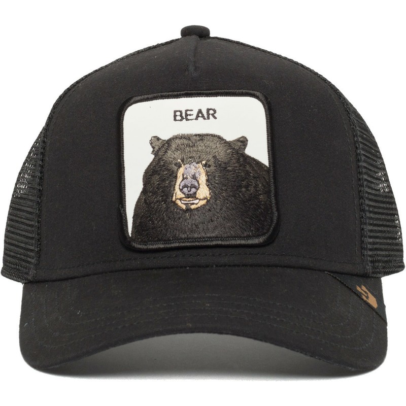 cappellino-trucker-nero-orso-black-bear-di-goorin-bros