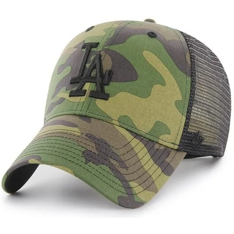 cappelli-curva-mimetizzazione-snapback-negro-dei-los-angeles-dodgers-mlb-di-47-brand