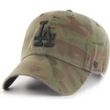 cappelli-curva-mimetizzazione-cinghia-regolabile-negro-dei-los-angeles-dodgers-mlb-di-47-brand
