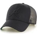 cappelli-curva-nero-snapback-dei-atlanta-braves-mlb-di-47-brand