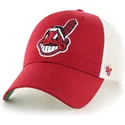cappelli-curva-rosso-snapback-dei-cleveland-indians-mlb-di-47-brand
