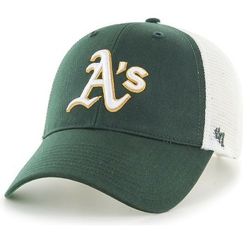 Cappellino trucker verde di Oakland Athletics MLB MVP Branson di 47 Brand