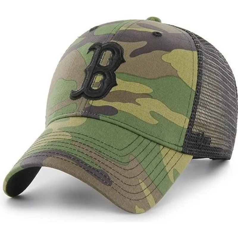 cappelli-curva-mimetizzazione-snapback-negro-dei-boston-red-sox-mlb-di-47-brand