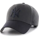 cappelli-curva-nero-cinghia-regolabile-dei-new-york-yankees-mlb-di-47-brand