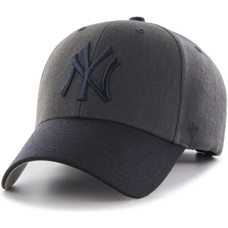 cappelli-curva-nero-cinghia-regolabile-dei-new-york-yankees-mlb-di-47-brand cappelli-curva-nero-cinghia-regolabile-dei-new-york-yankees-mlb-di-47-brand