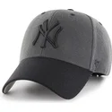 cappelli-curva-nero-cinghia-regolabile-clara-dei-new-york-yankees-mlb-di-47-brand