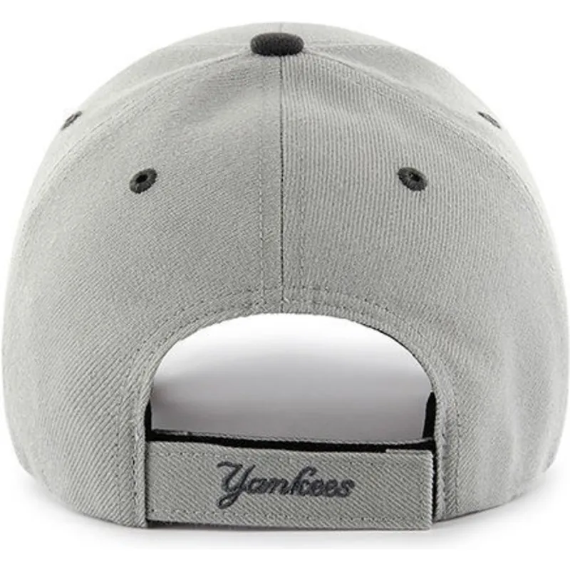 cappelli-curva-grigio-cinghia-regolabile-dei-new-york-yankees-mlb-di-47-brand