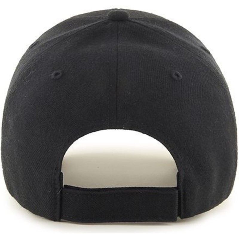 cappellino-visiera-curva-nero-con-logo-argento-di-new-york-yankees-mlb-mvp-metallic-di-47-brand