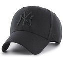 cappellino-visiera-curva-nero-snapback-con-logo-nero-di-new-york-yankees-mlb-mvp-di-47-brand