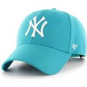 cappellino-visiera-curva-blu-nettuno-snapback-di-new-york-yankees-mlb-mvp-di-47-brand