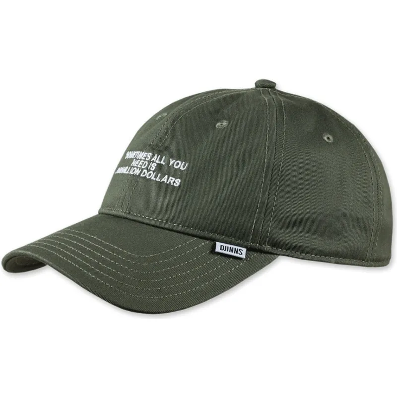 cappelli-curva-verde-cinghia-regolabile-di-djinns