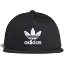 cappellino-visiera-piatta-nero-snapback-trefoil-di-adidas