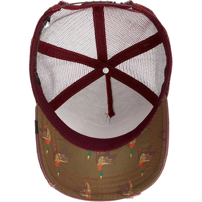cappelli-curva-rosso-snapback-the-farm-di-goorin-bros