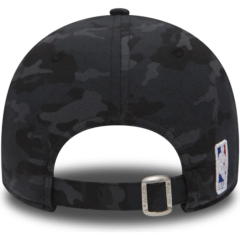 cappelli-curva-mimetizzazione-cinghia-regolabile-negro-team-9forty-dei-chicago-bulls-nba-di-new-era