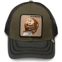 cappello-trucker-verde-castoro-wild-beaver-di-goorin-bros