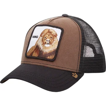 cappellino-trucker-marrone-leone-king-di-goorin-bros