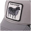 cappellino-trucker-grigio-pecora-shades-of-black-di-goorin-bros