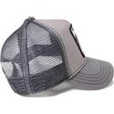 cappellino-trucker-grigio-pecora-shades-of-black-di-goorin-bros