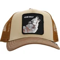 cappellino-trucker-marrone-lupo-howler-di-goorin-bros