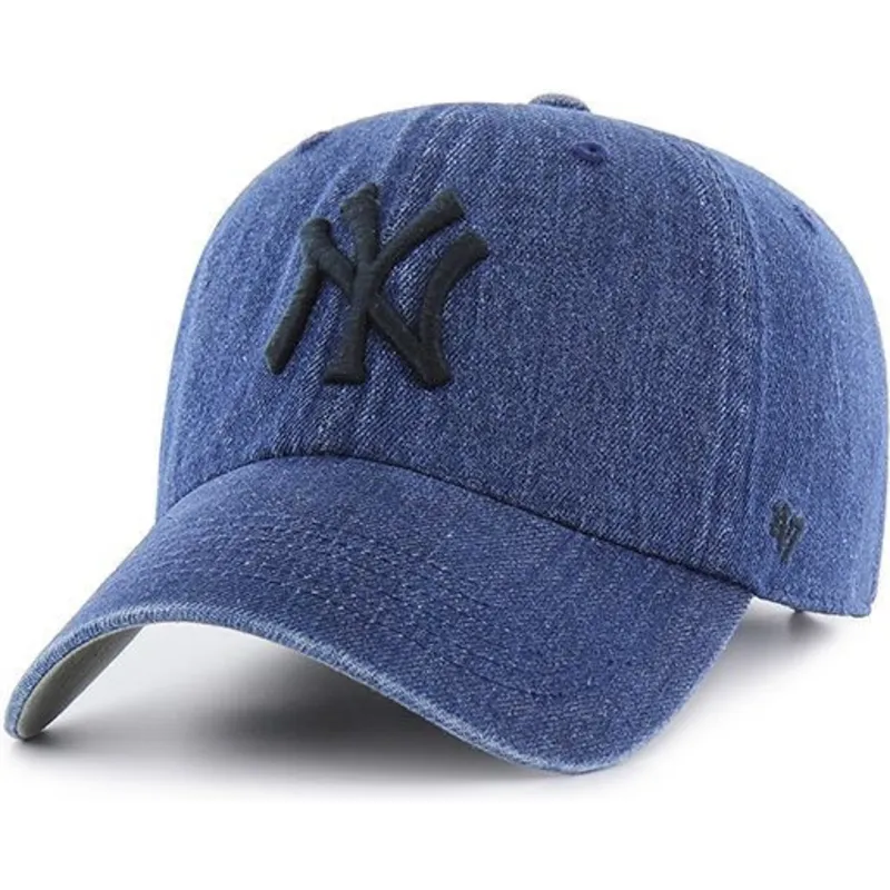 cappelli-curva-blu-marino-cinghia-regolabile-vaquero-dei-new-york-yankees-mlb-di-47-brand
