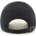cappellino-curvo-nero-con-logo-argento-dei-new-york-yankees-mlb-clean-up-metallic-di-47-brand