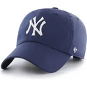 cappelli-curva-blu-marino-cinghia-regolabile-dei-new-york-yankees-mlb-di-47-brand