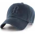cappellino-curvo-blu-navy-con-logo-blu-navy-dei-boston-red-sox-mlb-clean-up-di-47-brand