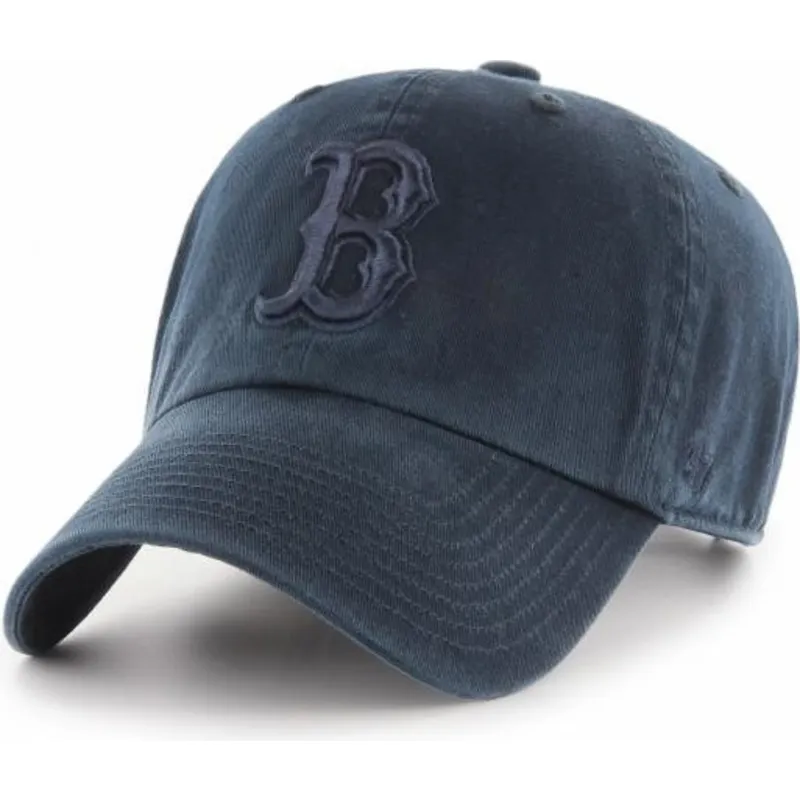 cappelli-curva-blu-marino-cinghia-regolabile-dei-boston-red-sox-mlb-di-47-brand