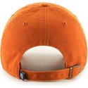 cappellino-visiera-curva-arancione-di-new-york-yankees-mlb-clean-up-di-47-brand