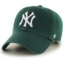 cappellino-visiera-curva-verde-di-new-york-yankees-clean-up-di-47-brand