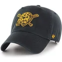 cappelli-curva-nero-cinghia-regolabile-dei-pittsburgh-pirates-mlb-di-47-brand