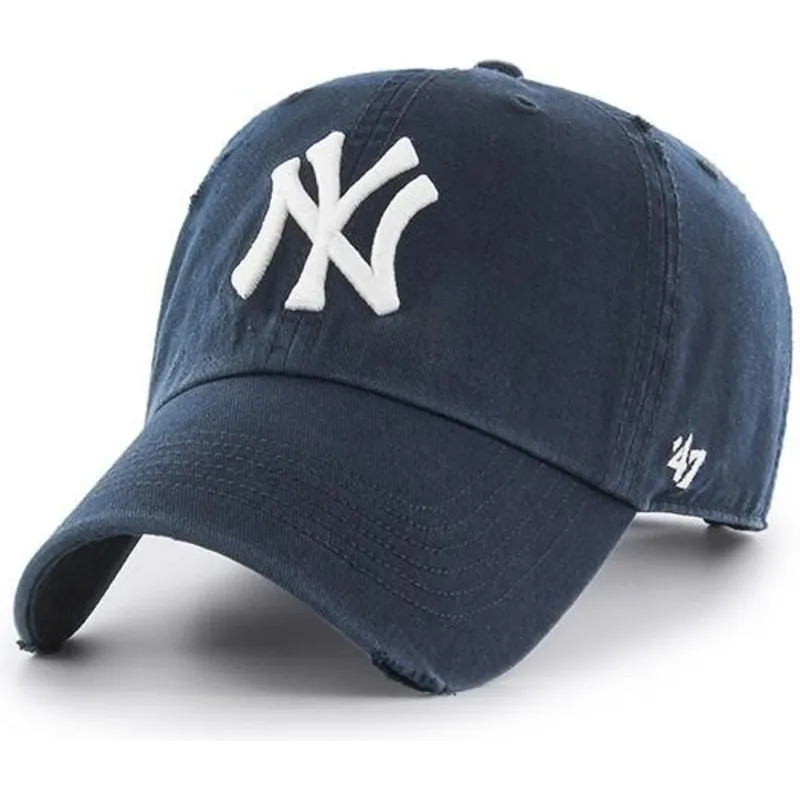 cappelli-curva-blu-marino-cinghia-regolabile-dei-new-york-yankees-mlb-di-47-brand cappelli-curva-blu-marino-cinghia-regolabile-dei-new-york-yankees-mlb-di-47-brand